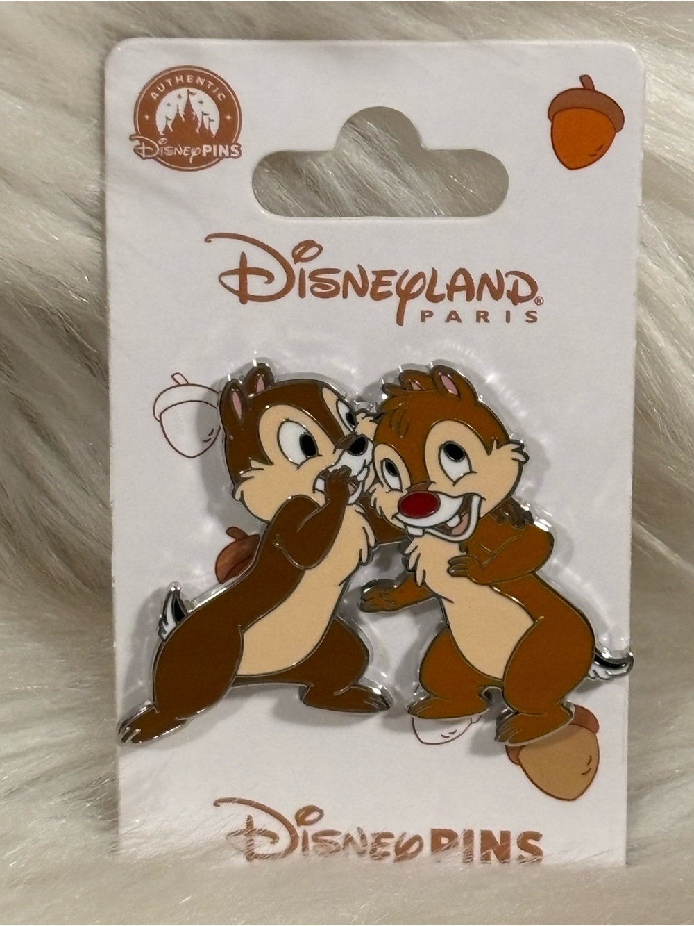 DLP DLRP Paris Chip and Dale Whispering Disney Pin